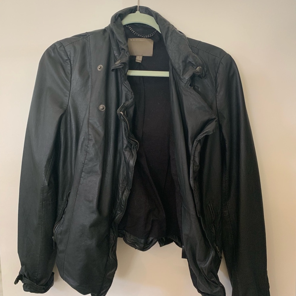 Muubaa women’s leather jacket